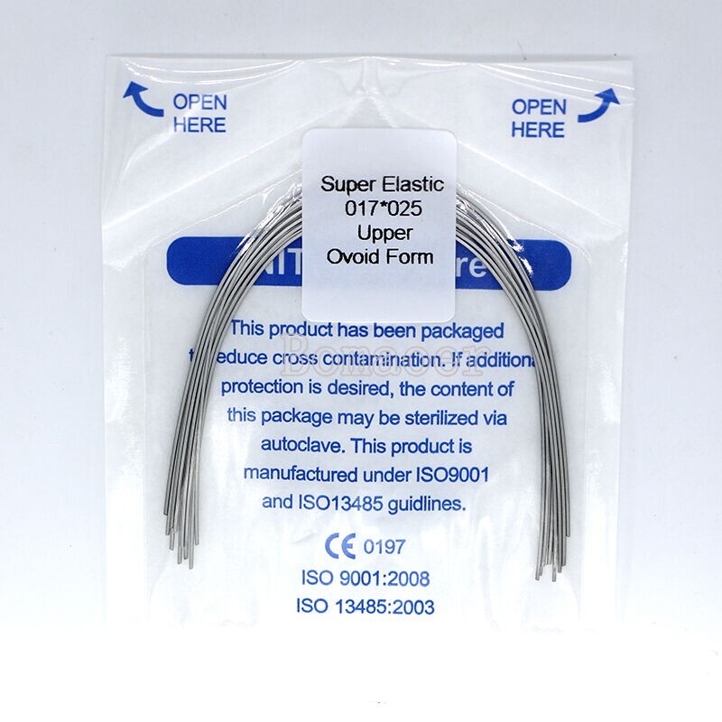 1 Pack Dental Orthodontic Super Elastic NI-TI Arch Rectangular Wire 17×25 Upper