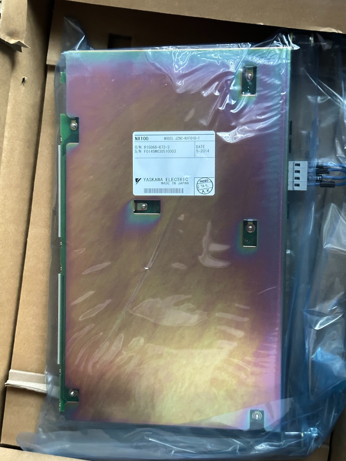 NEW GENUINE YASKAWA JZNC-NIF01B-1 NX100 Robot Communication Board, USA SELLER