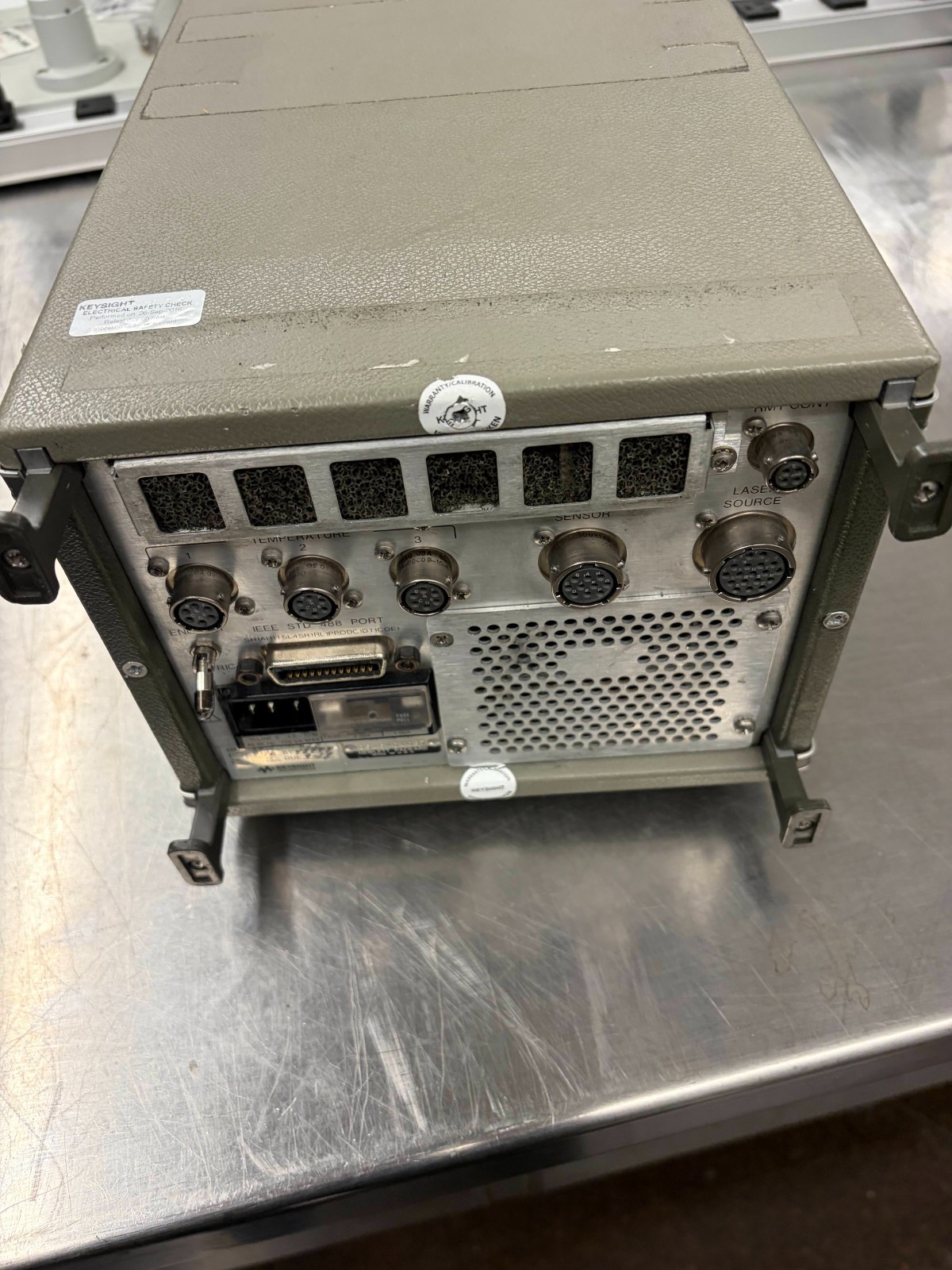 Large HP Agilent Keysight Interferometer system lot, 5518a laser, 5508a display