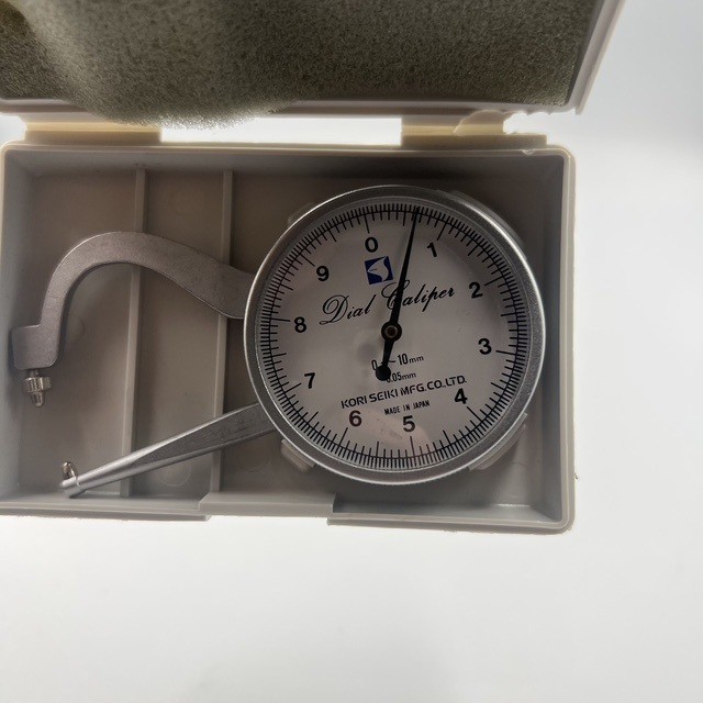 Kori Seiki Japan Dial Caliper 0-10mm 0.05mm Thickness Gauge Precision Tool