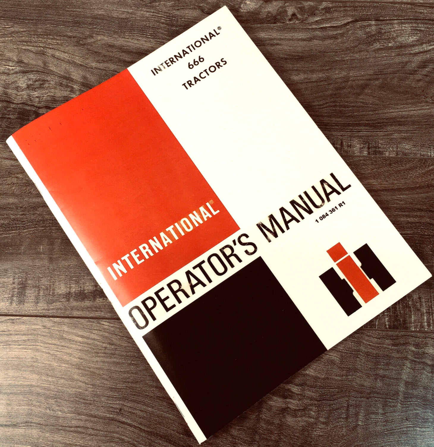 Farmall International 666 Tractor Operators Manual Owners Book Maintenance Book