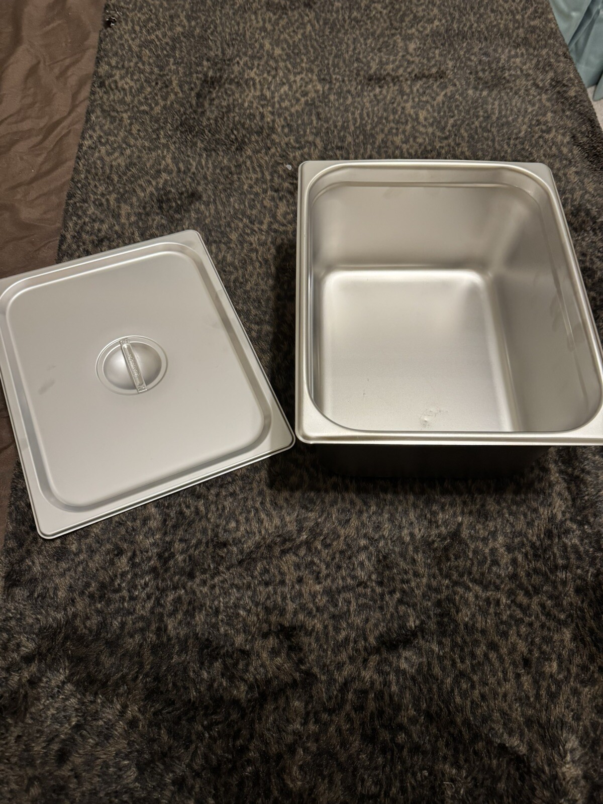 Winco 1/2 Steam Pan 6” And Cover Combo