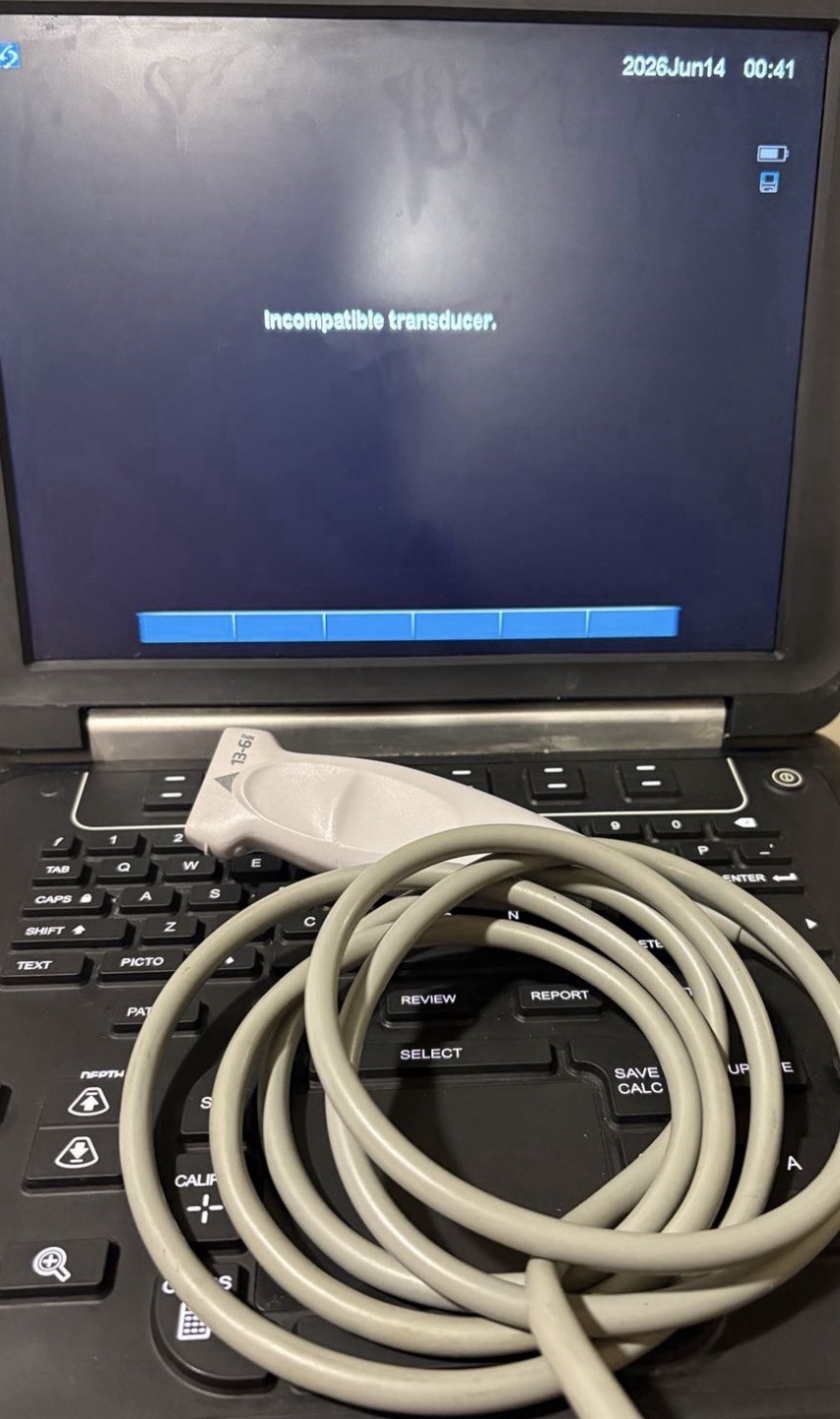 SONOSITE EDGE PORTABLE ULTRASOUND SYSTEM (Transducer Recognition Error)