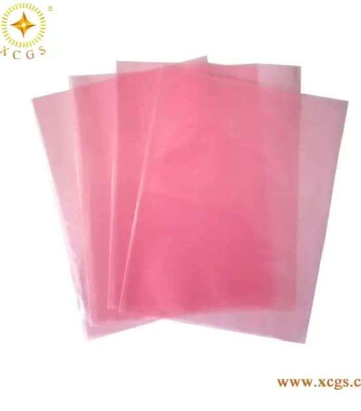 Pink Anti-Static Poly Bags Electronic Polyethylene 2,4,6 Mil Heat Sealable LDPE