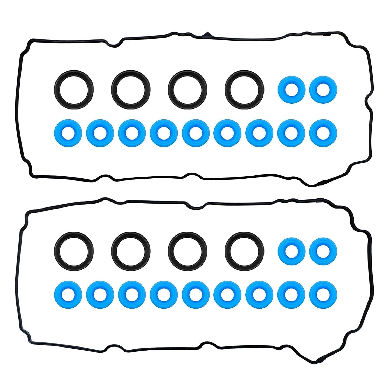 Engine Valve Cover Gasket Set Compatible with 2007-2015 Ford Edge F… Fast Ship