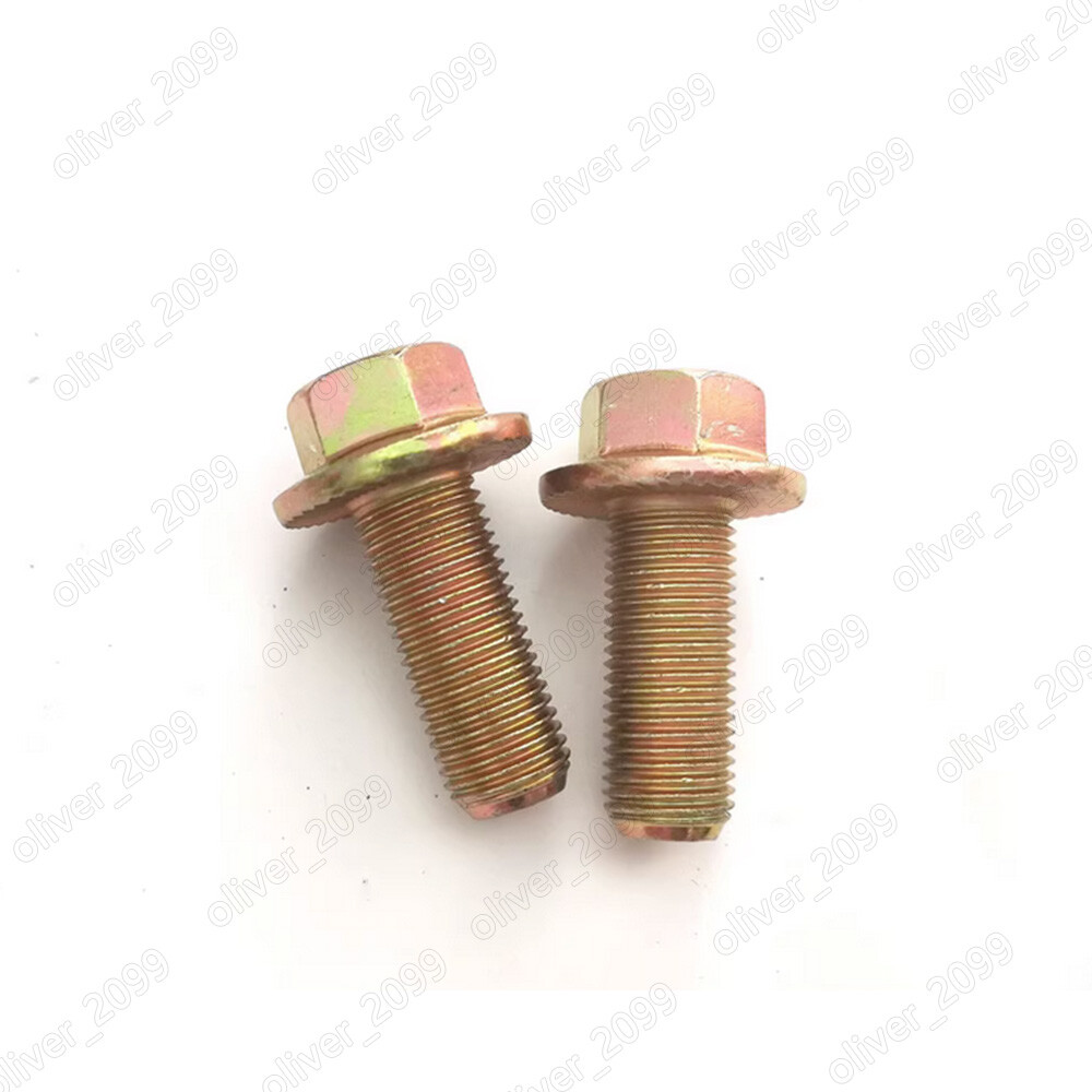 Color Zinc 10.9 Steel Fine Thread Hexagon Flange Head Bolts M10 M12 M14 M16