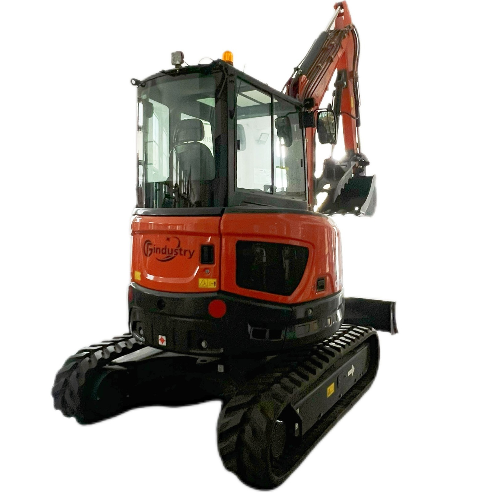 4 Ton Kubota Diesel Engine Mini Excavator w/ Hydraulic Thumb & A/C CFG-40UF Red