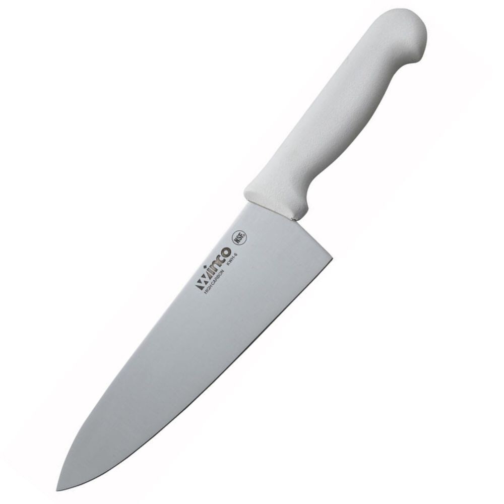 WincO 8-Inch Chef’s Knife NSF Approved High Carbon Steel Poly Handle KWH-6 NEW