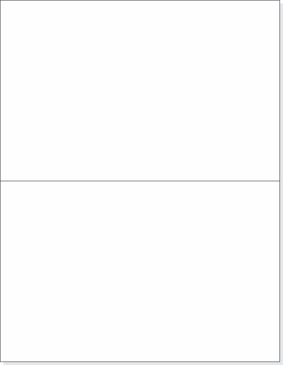8.5 X 5.5 Shipping Labels Half Sheet Self Adhesive Direct Corner Address Mailing