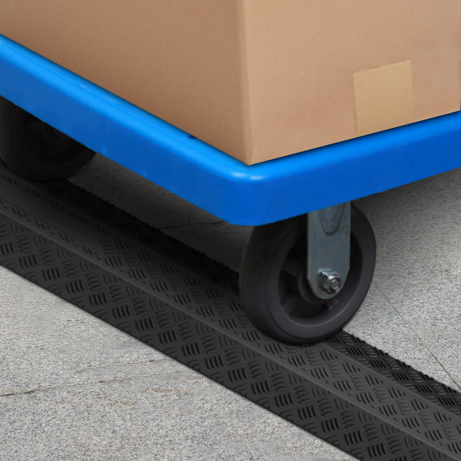 VEVOR 3 PCs 39 in Speed Bumps 2000 lbs Cable Protector Ramp Drop Over Cord Cover