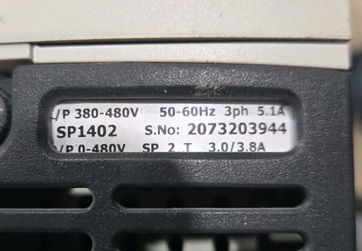 SP1402 Control Techniques 2HP AC Drive Inverter VFD Emerson Nidec