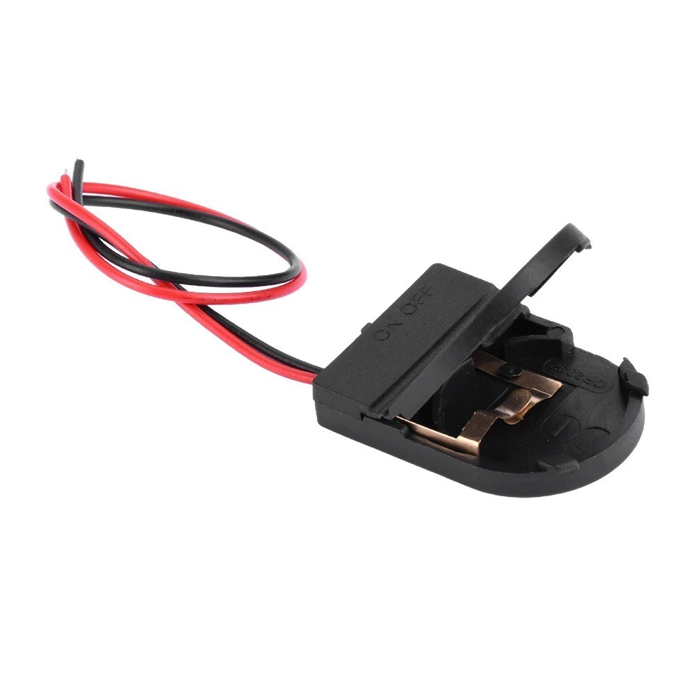Battery Holder CR2032 Button Cell Case ON/OFF Switch Coin 3V Volt Output 2032