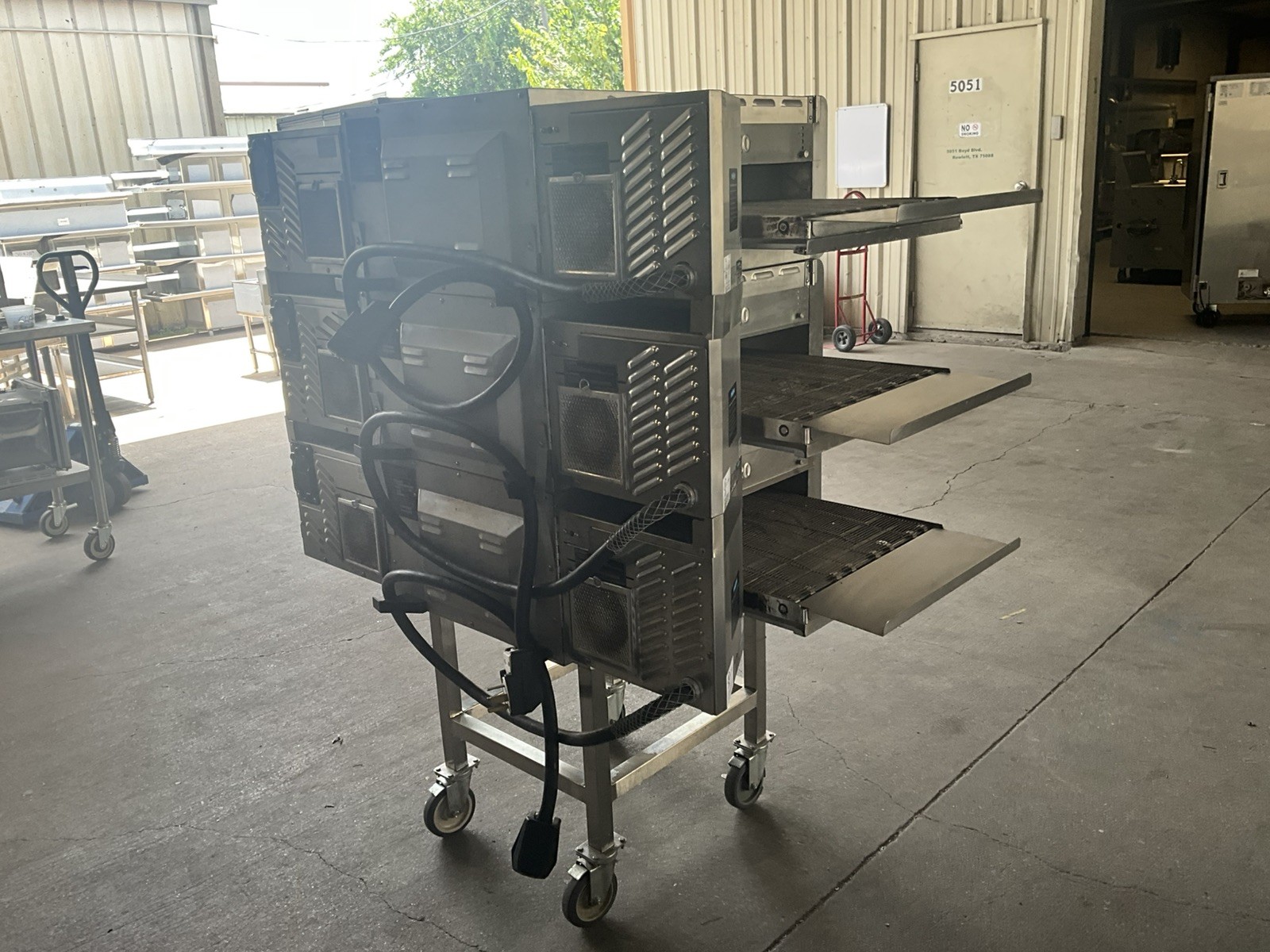 2025 TurboChef HHC2020 High Speed Conveyor Triple Stack Pizza Oven with stand