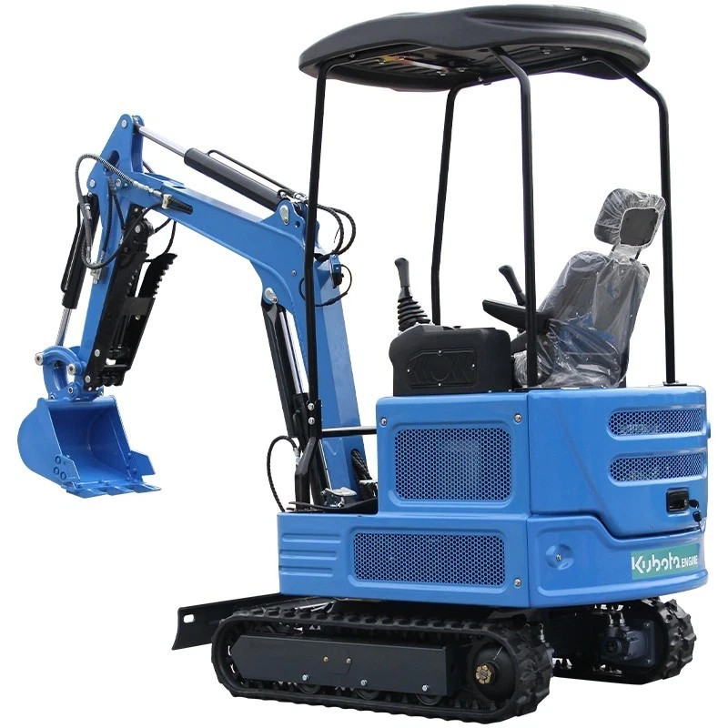 1.8 Ton Mini Excavator 4000lbs KUBOTA Twin Cylinder Diesel Engine Crawler Digger