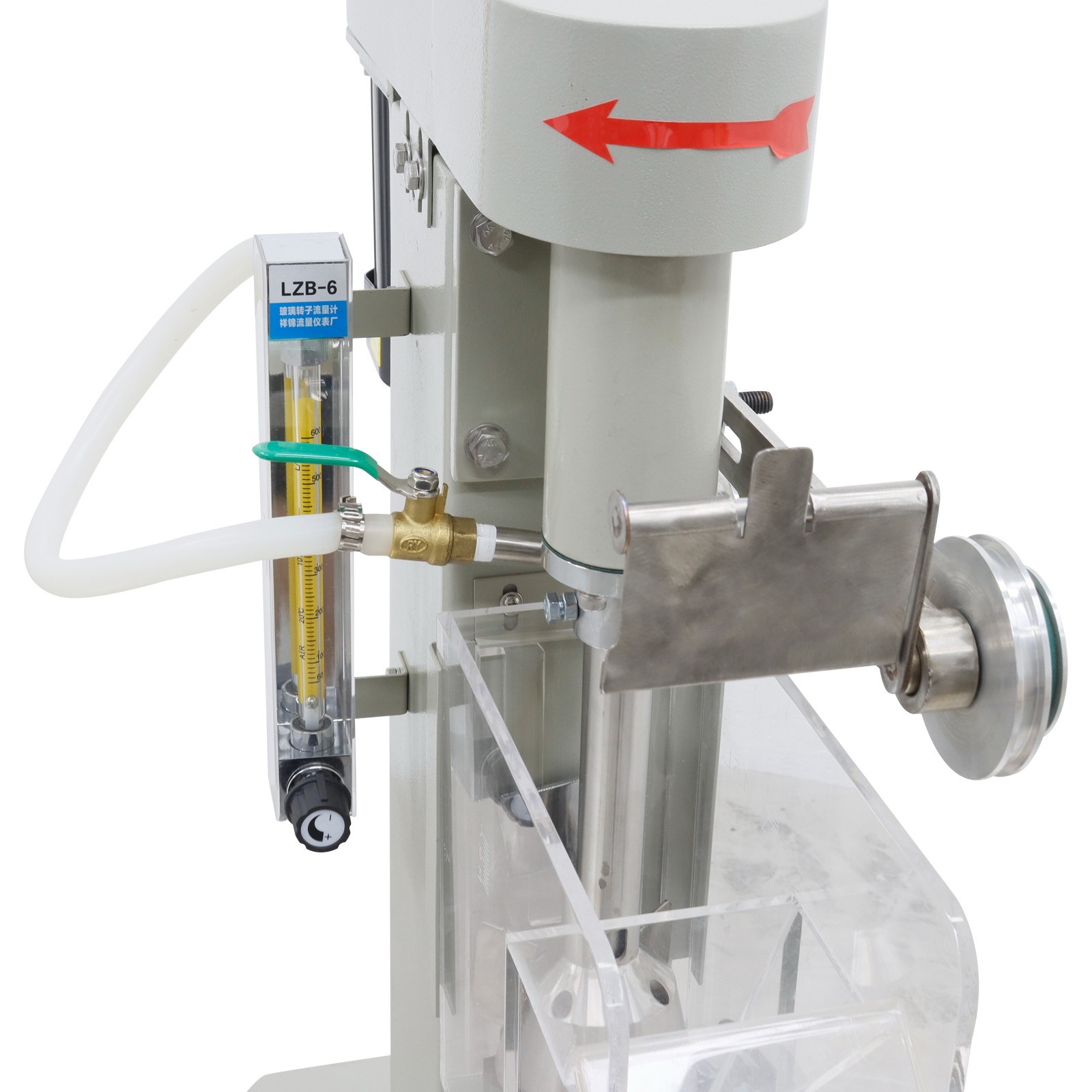 110V 1.5L Single-Cell Laboratory Flotation Machine, Belt-Driven with 60mm Impell