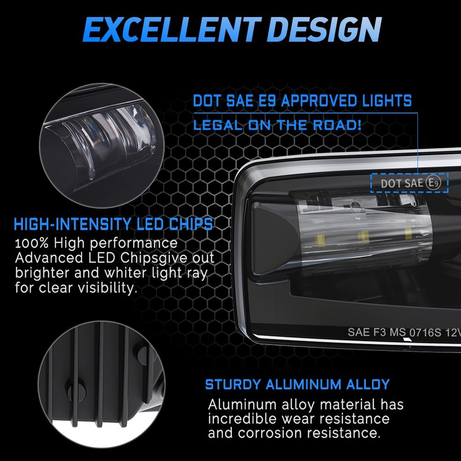 Z-OFFROAD Upgrade LED Fog Lights Bumper Driving Lamps for 2007-2014 Silverado…