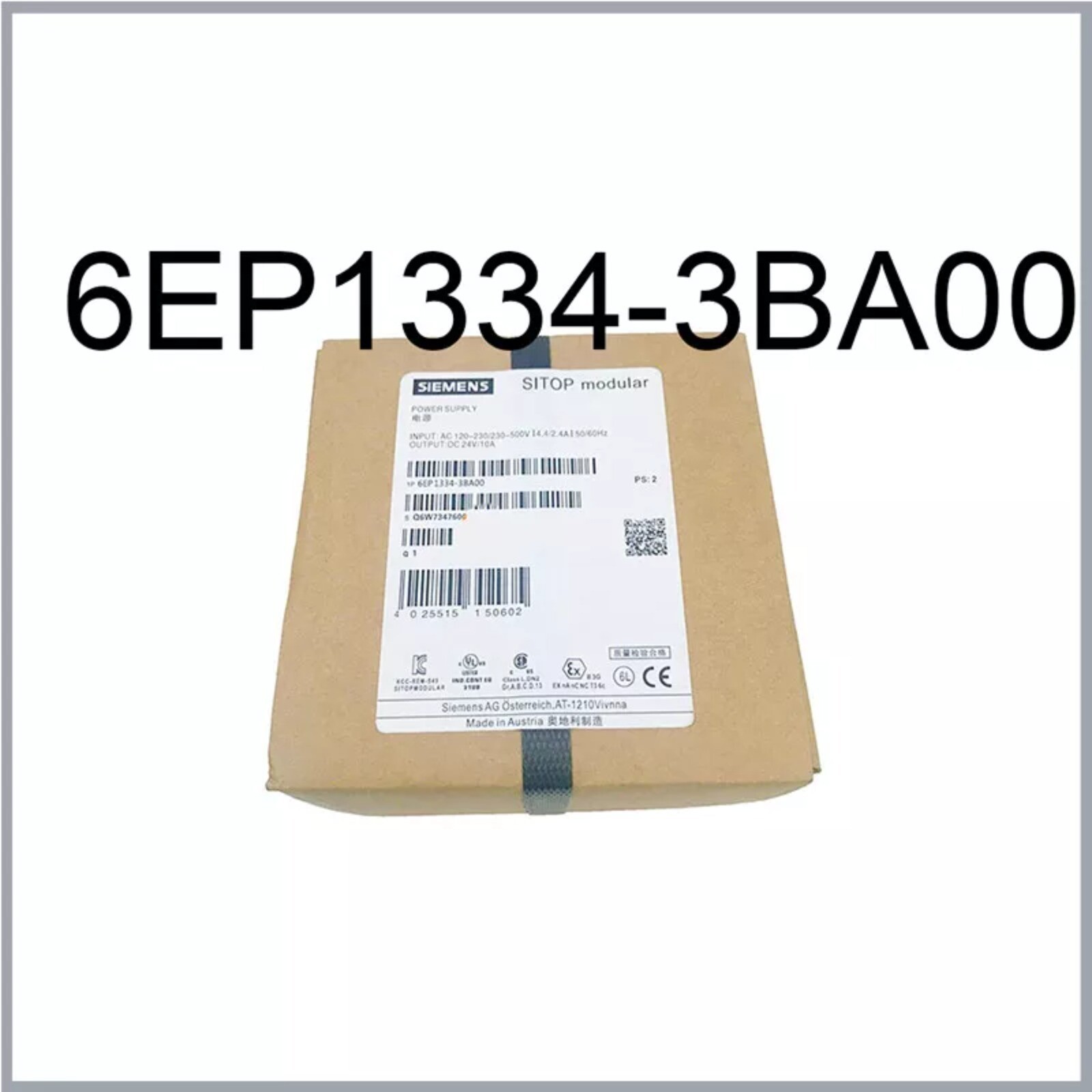 New Siemens SITOP PSU100S DC 24V/10A POWER SUPPLY 6EP1334-3BA00 6EP13343BA00