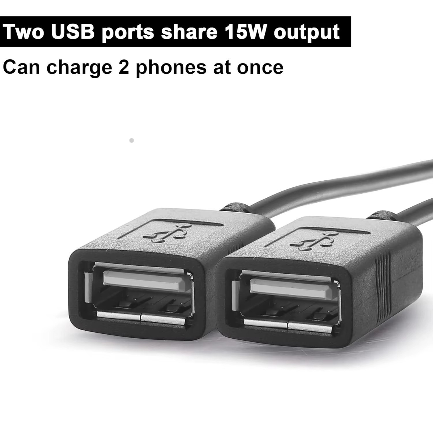 DC 12V to 5V 3A 15W Step down USB Converter Regulator Adapter For Car Charger US