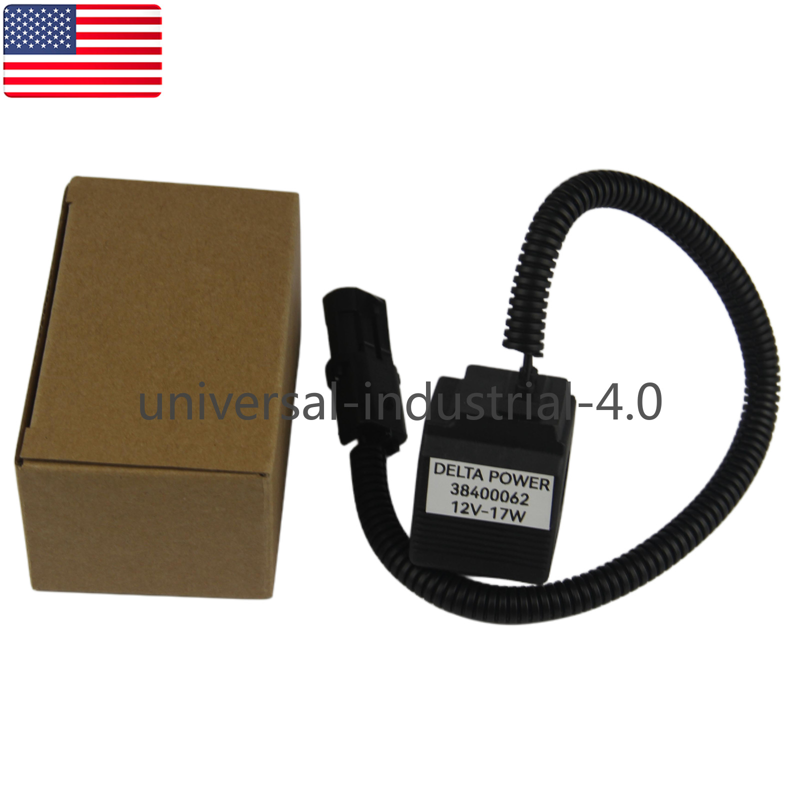 12V 17W New Aftermarket for Delta 38400062 Solenoid Valve Coil – US Stock