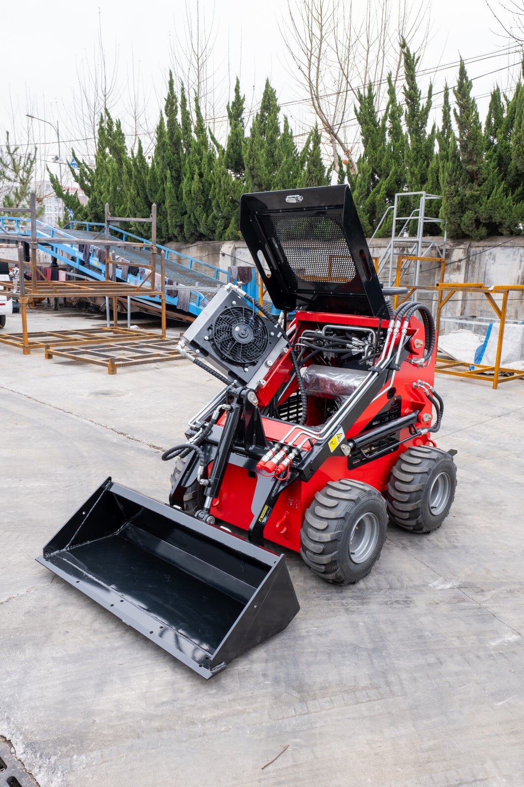 Free Ship MS380 Wheeled MINI Skid Steer Loader 23HP Flexible Skid Steer Loader