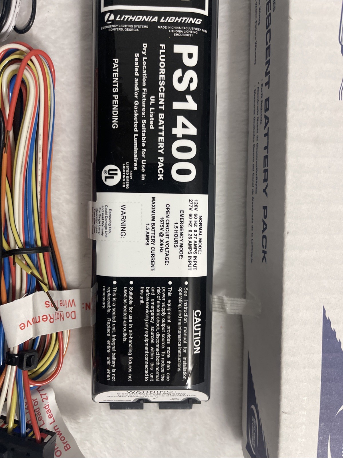 Lithonia Power Sentry PS1400QD MVOLT M8 Emergency Ballast 1400 Lumens – NSMP