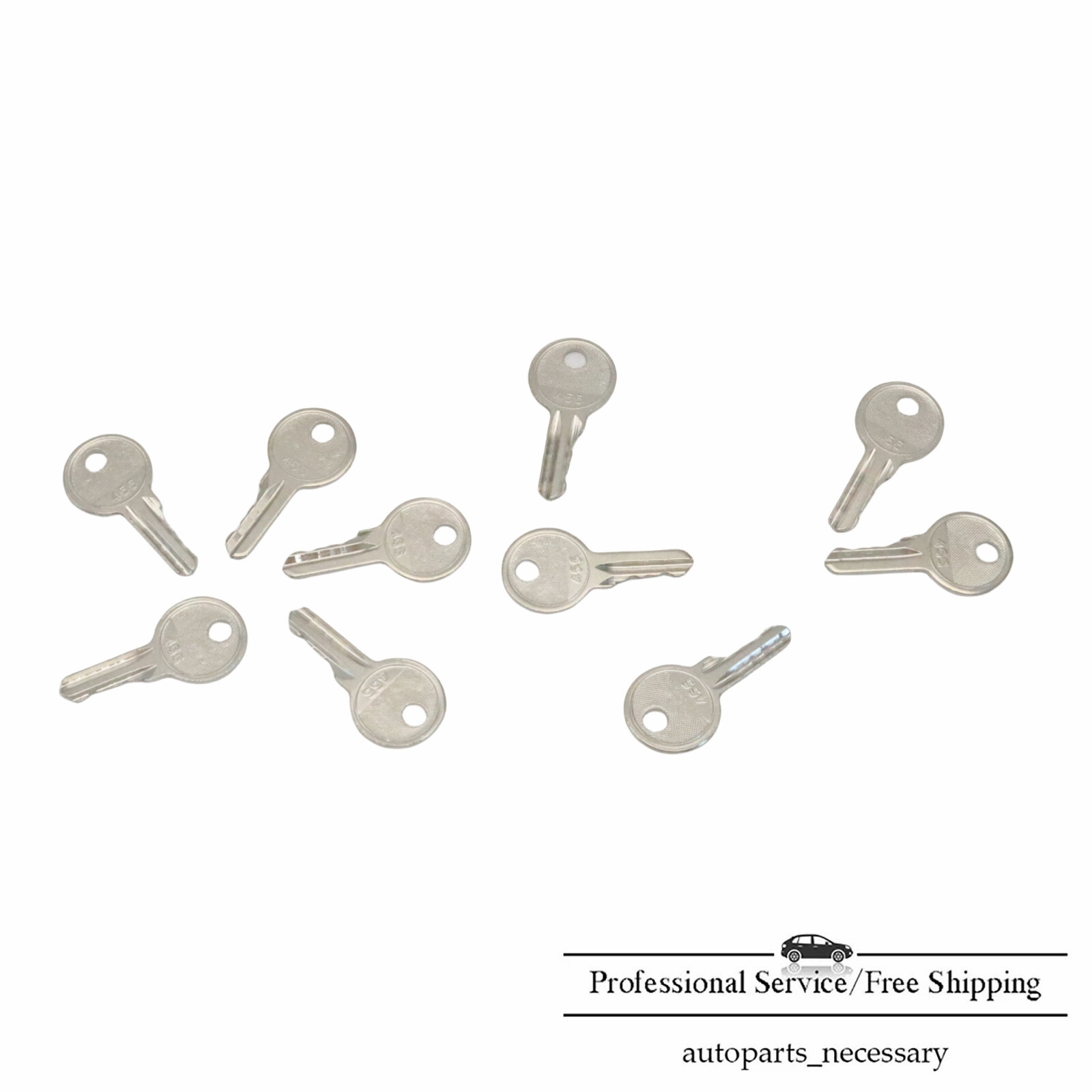 10X Ignition Keys 455 key 104466 For Genie Skyjack Snorkel Terex Vermeer