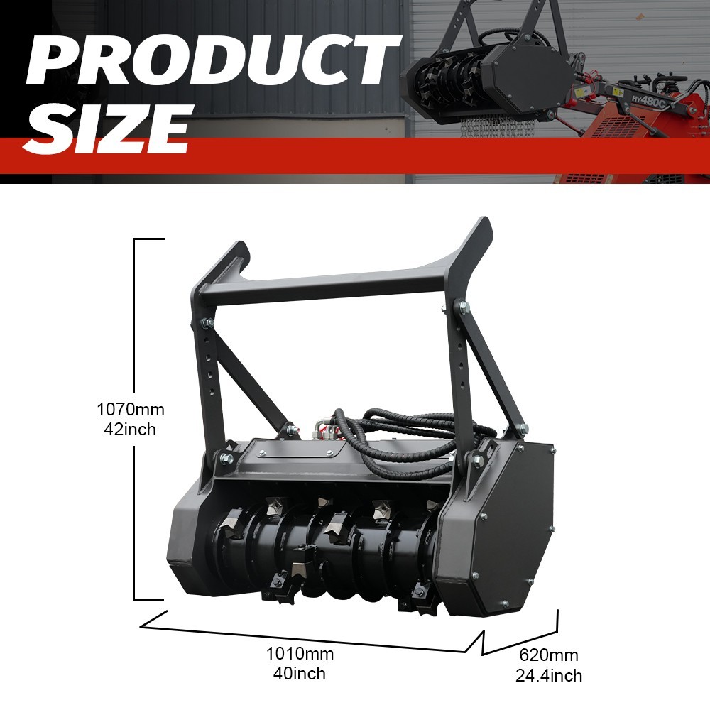 HY12C FREE SHIP/unloading Mini Excavator 1.2Ton 13.5hp Gas EPA Engine+Rake+Auger