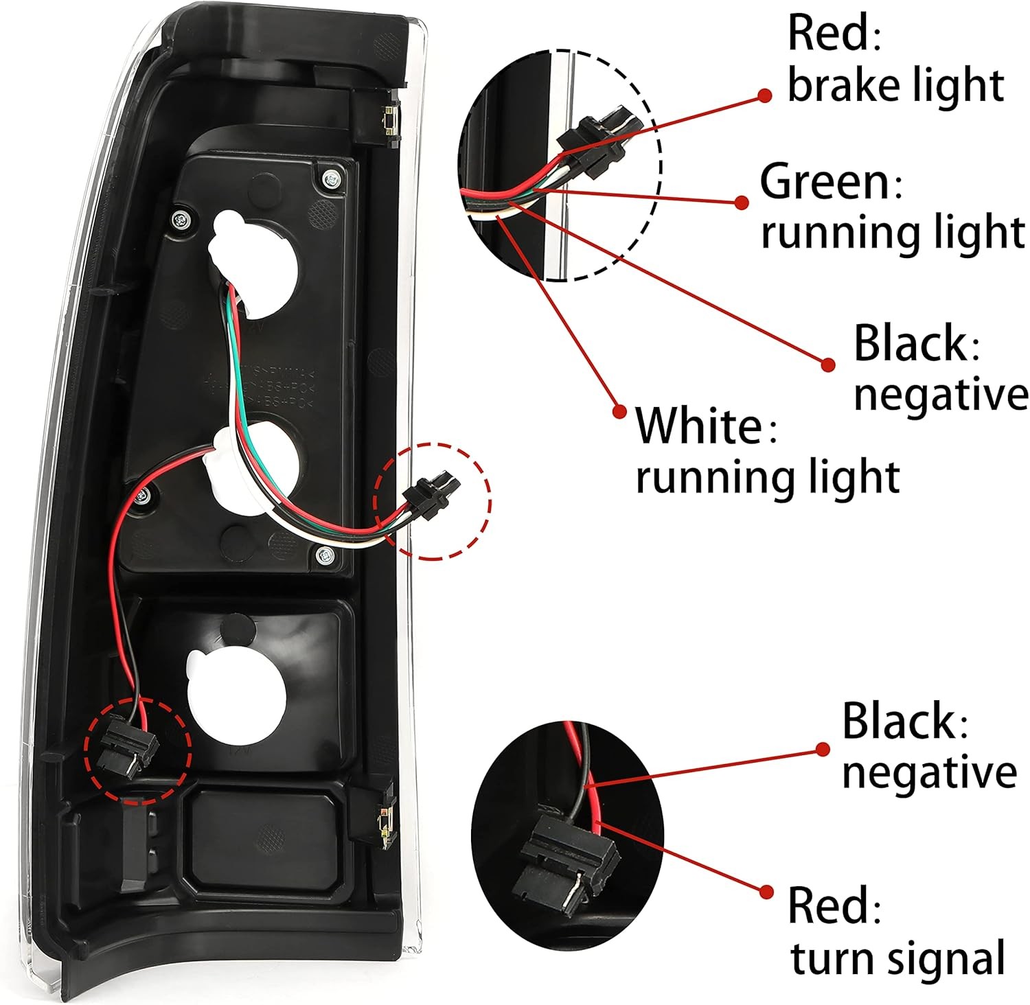 Kojem LED Tail Lights Compatible with 1999-2006 Chevy Silverado 1999-2002 GMC