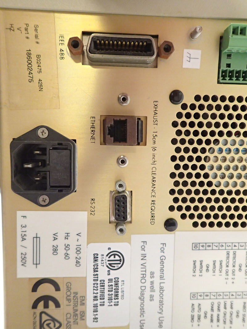 WATERS 2475 TUNABLE SINGLE OR MULTI-CHANNEL WAVELENGTH FLUORESCENCE DETECTOR