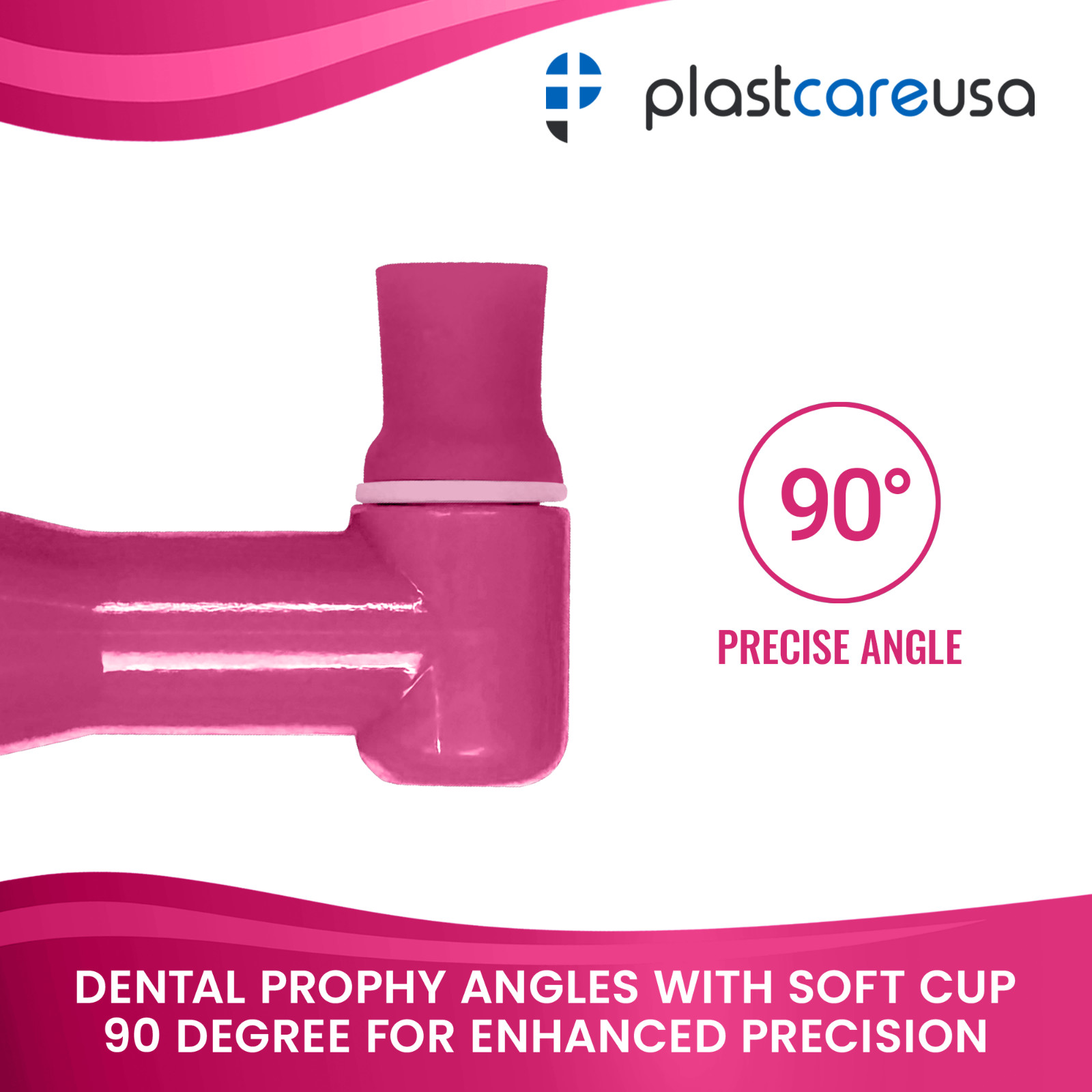 Dental Prophy Angles Soft Cup, Disposable & Latex Free (1 Box of 100)