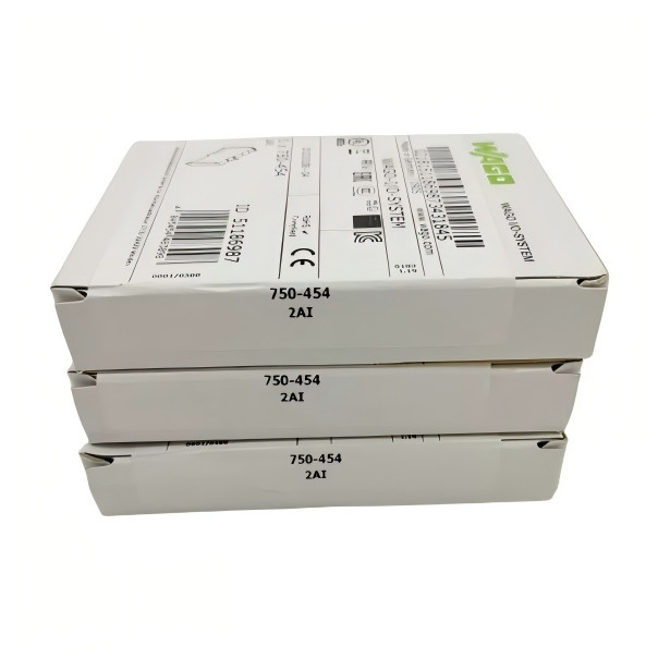 1PC New IN BOX WAGO 750-454 2 Channel Analog Input Module 1 YEAR WARRANTY