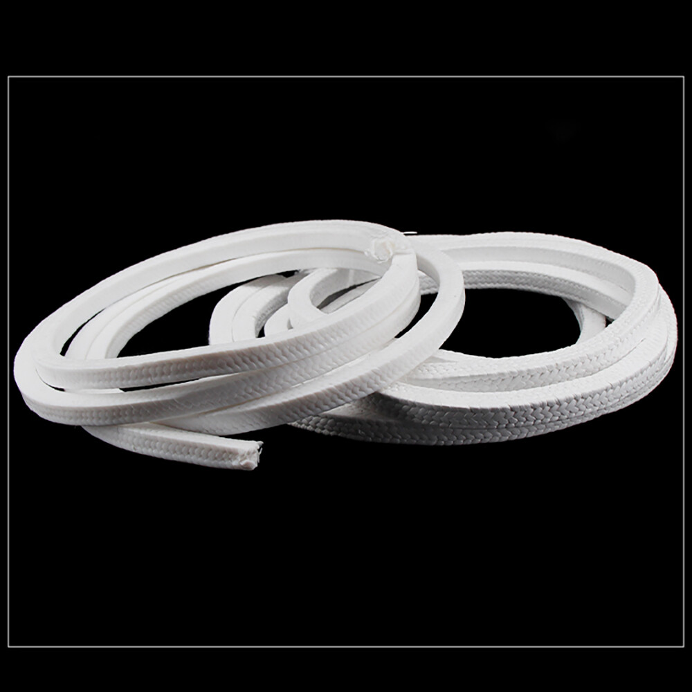Gland packing /rope/braided Pure PTFE Sizes 4mm to 30mm Rope Shaft seal 1m long