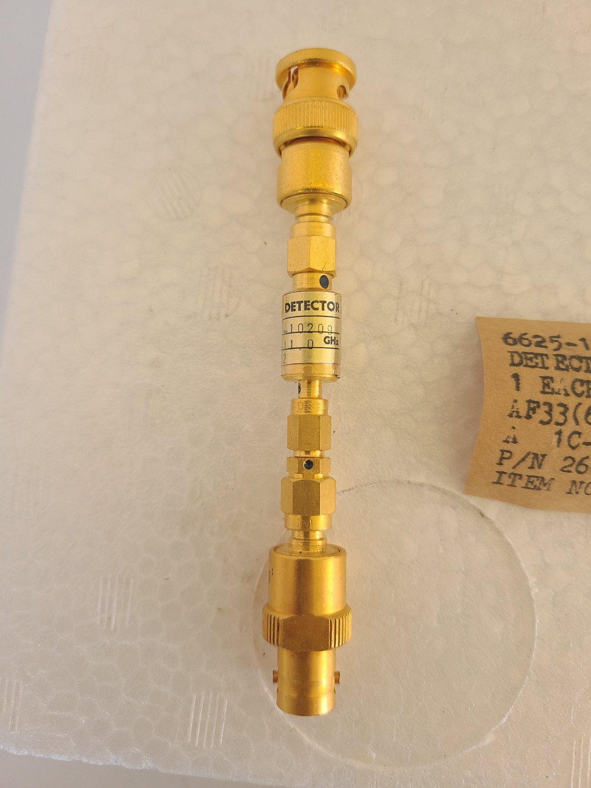 OMNI SPECTRA detector diode 20710-10200, 10.0-11.0 GHz, NOS, Open Box Condition