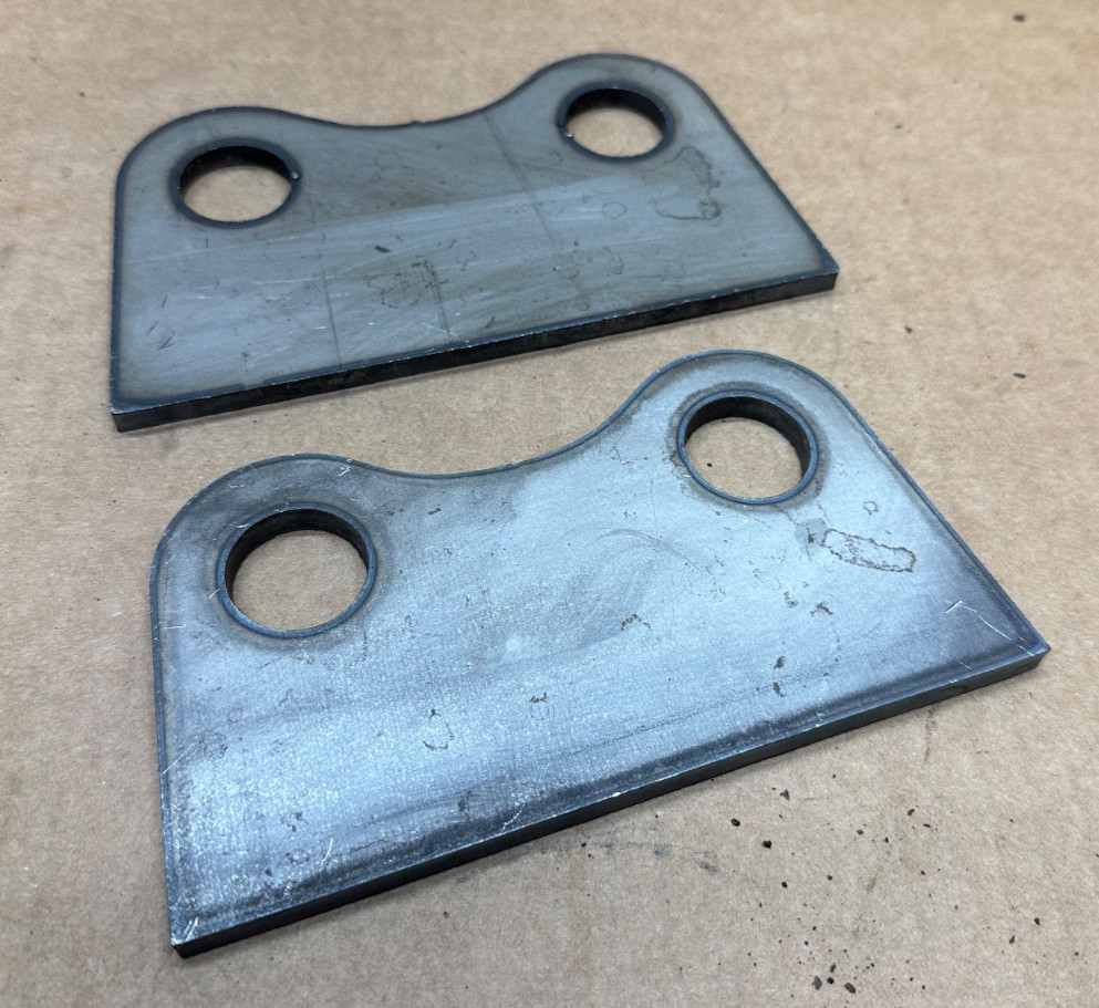 Mini Excavator Bucket Ears Universal AGT CFG 25mm 1″ Chinese 1 Ton PAIR 1/4″