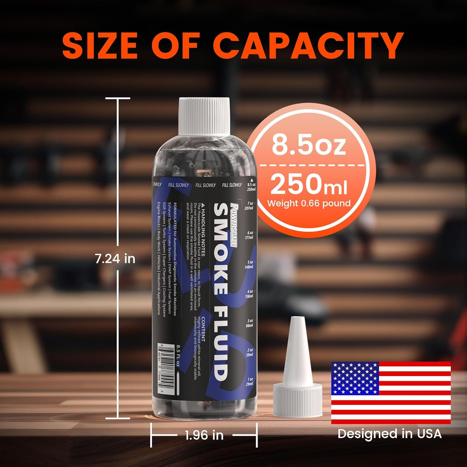Powerscale Smoke Machine Liquid – 8.5Oz(250Ml) – Smoke Fluid Refill Solution for