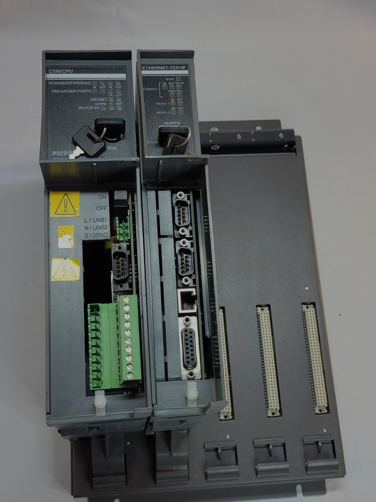 Kollmorgen PiC900 Industrial Computer M10172284 R3 + CSM-CPU + ETHERNET-TCP/IP