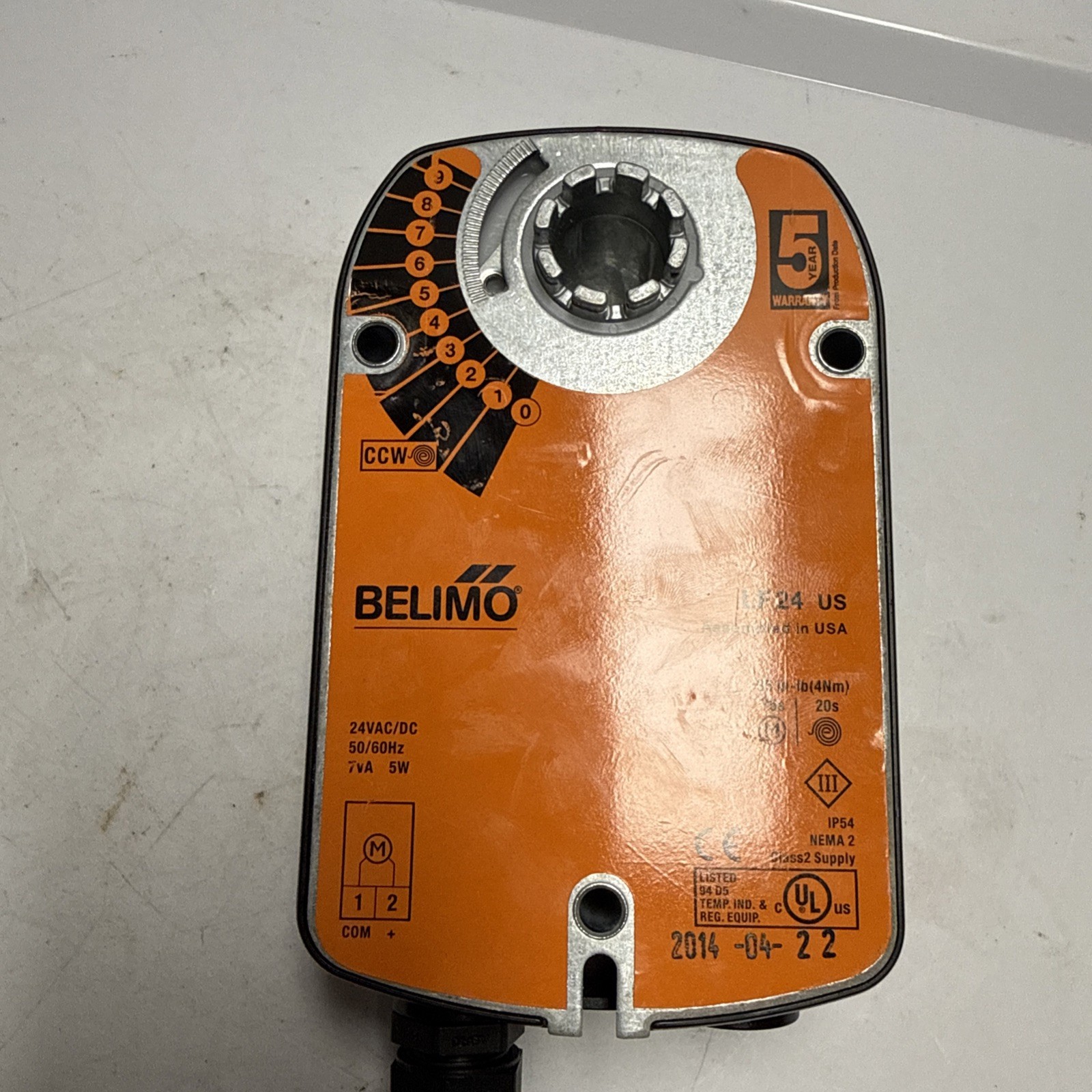 BELIMO LF24 US Spring Return Damper Actuators New