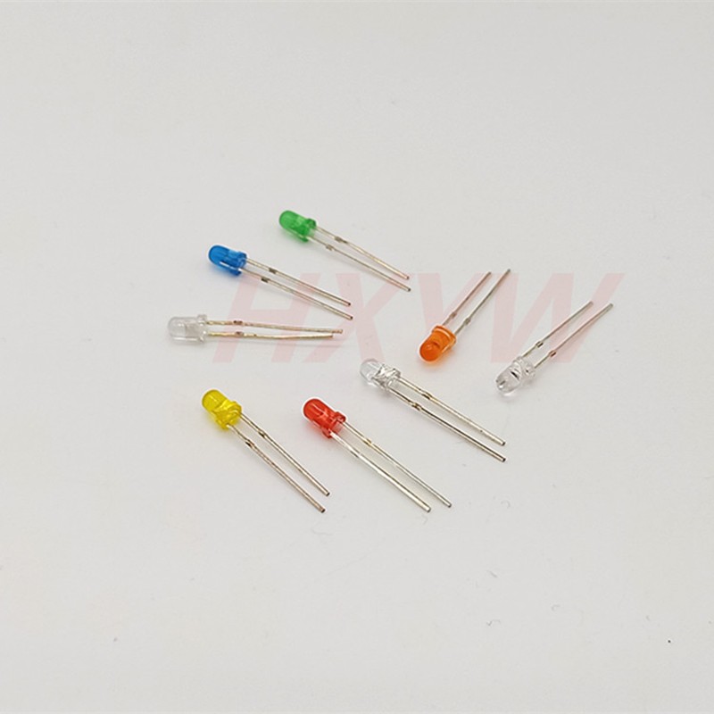 3mm 5mm 8mm 10mm Round LED Diode RGB Lights Emitting White Blue Red Yellow Green