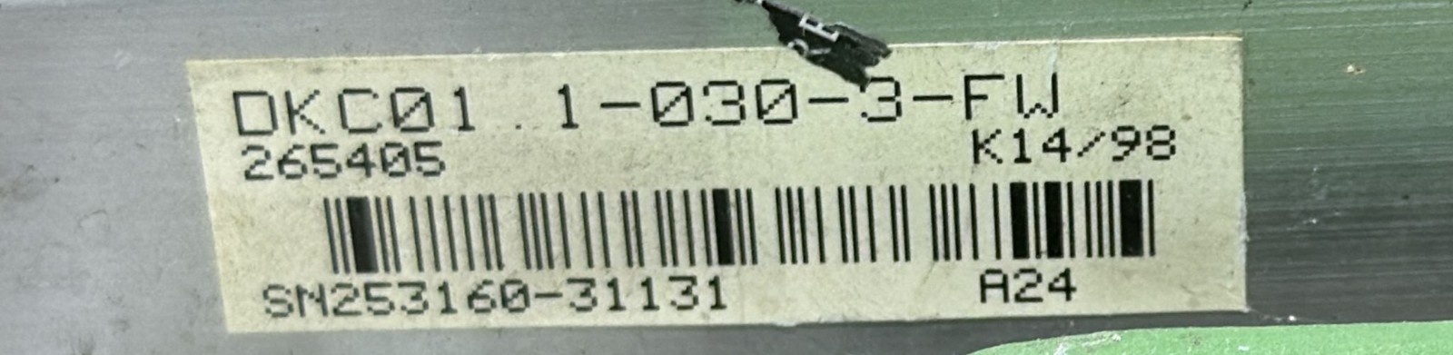 INDRAMAT DKC01.1-030-3-FW **FOR PARTS ONLY* FINAL SALE – NO RETURNS ACCEPTED