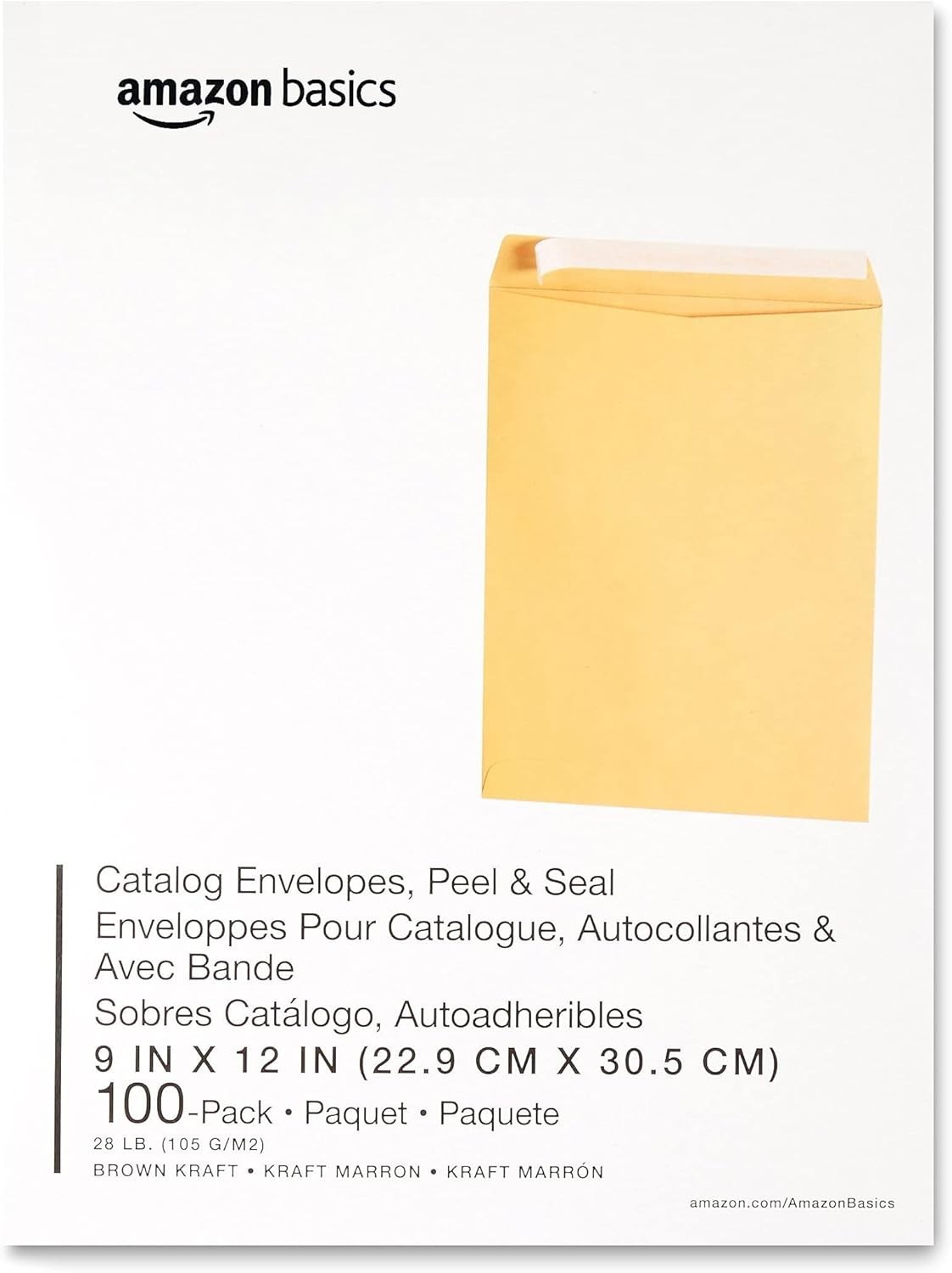 100 Pcs CLASP ENVELOPES 9×12 28lb Kraft Shipping Mailing Gummed Business Manila