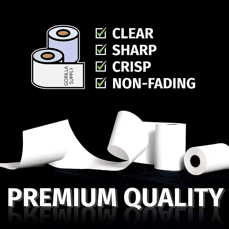 2 1/4 x 70 Thermal Paper Large 48 GSM, 200 Rolls Verifone VX520 Ingenico ICT220