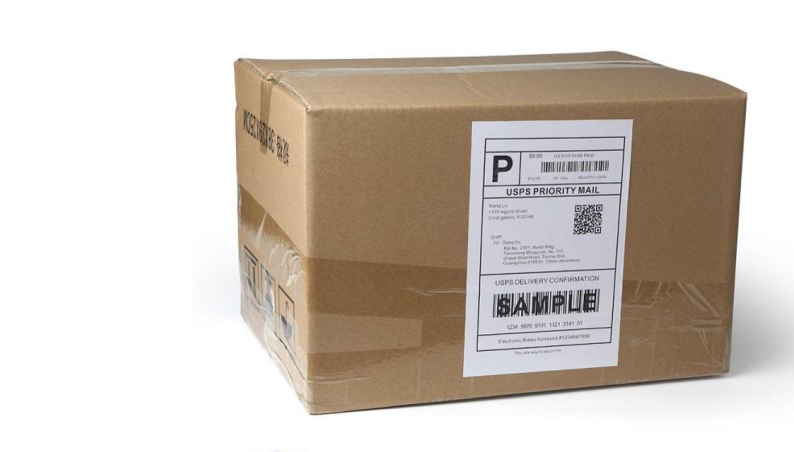 US 200 Shipping Labels 8.5×5.5 Self Adhesive 2 Per Sheet USPS UPS Fedex