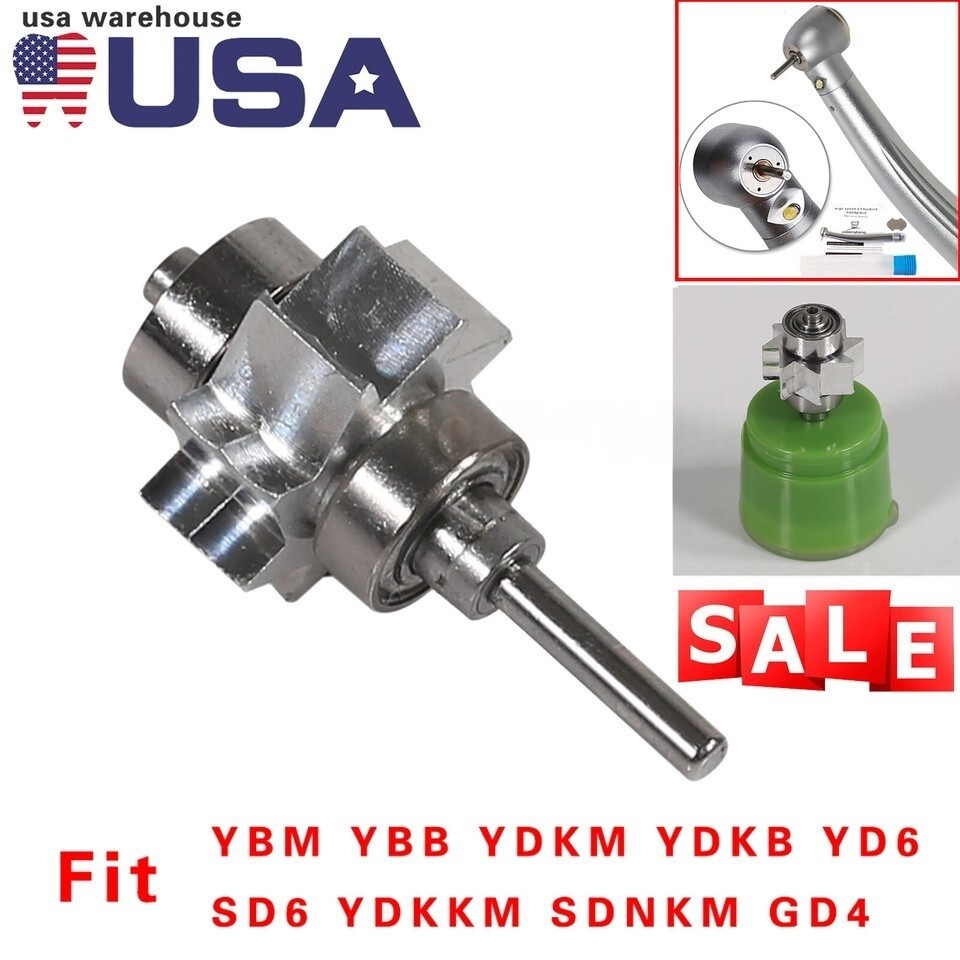 Dental Turbine Cartridge Rotor for Yabangbang High Speed Handpiece Replacement