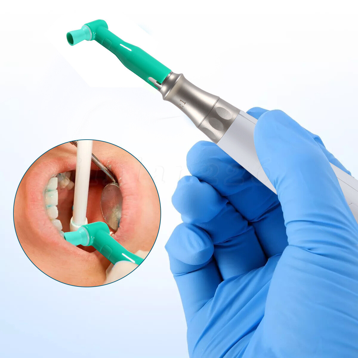 Dental Wireless Implant Electric Torque Wrench Handpiece Tool Driver 360° Rotate
