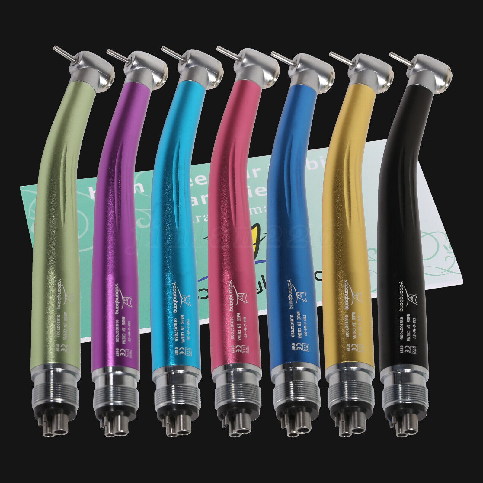 Dental Air Turbine PANA MAX High Speed Color Handpiece 2/4Hole Fit NSK CHABM