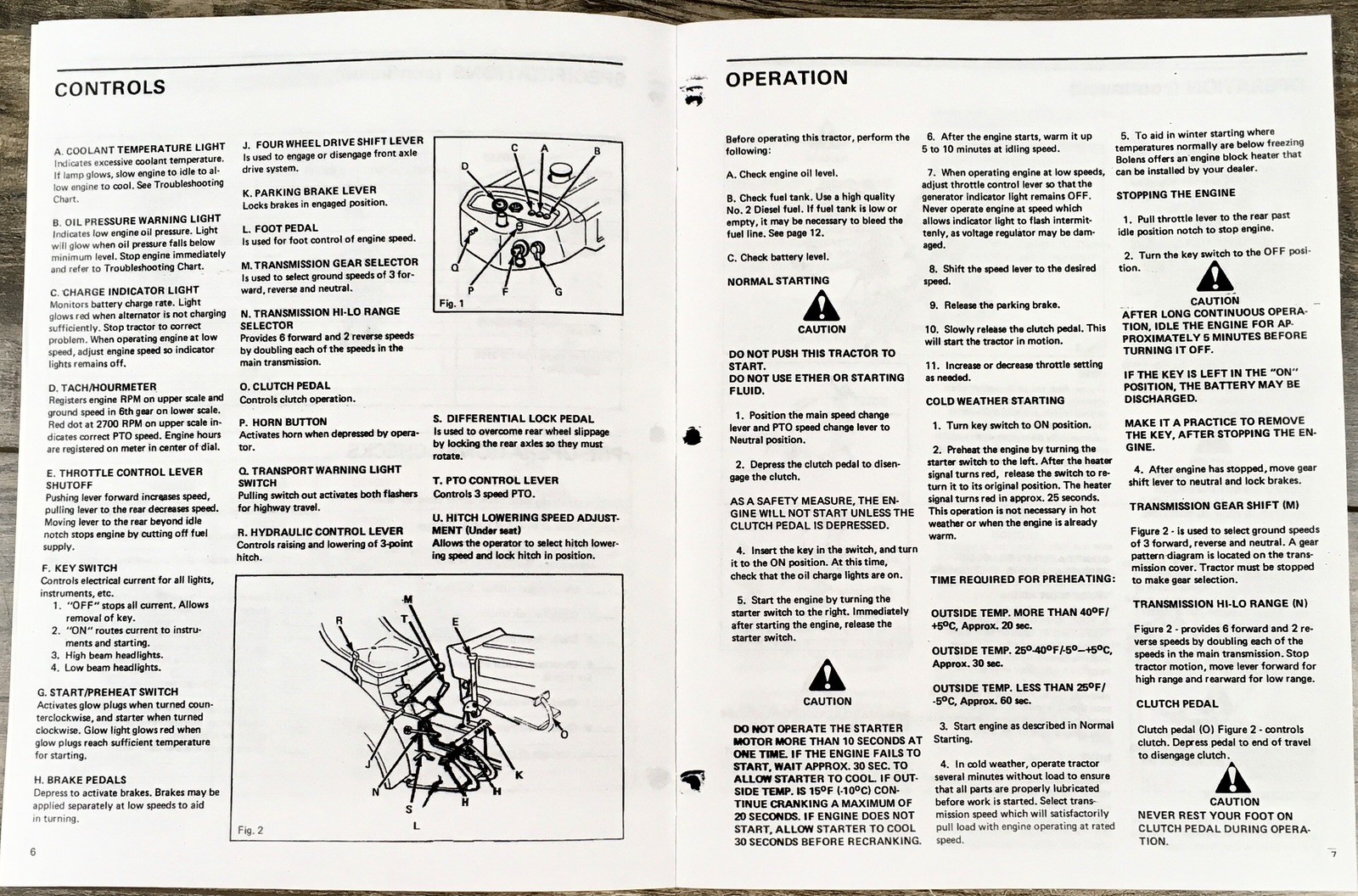 Iseki TX1502 TX1504 TX1704 Bolens G152 G154 G174 Tractor Operators Manual Owners