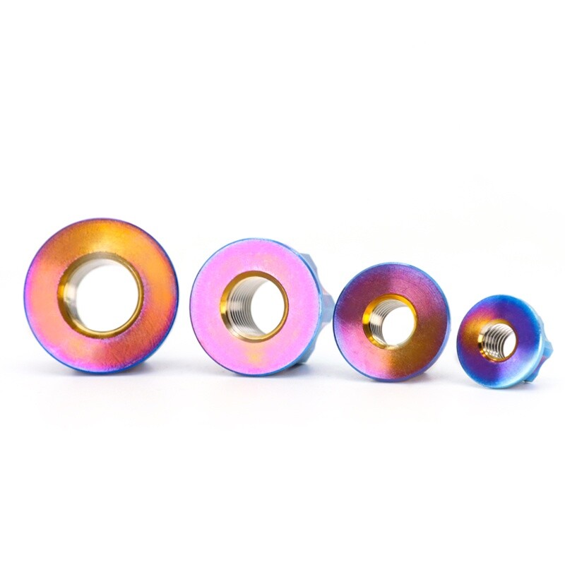 M5 M6 M8 M10 M12 Titanium Flange Fancy Nuts Rear Axle Modification Locking Nut