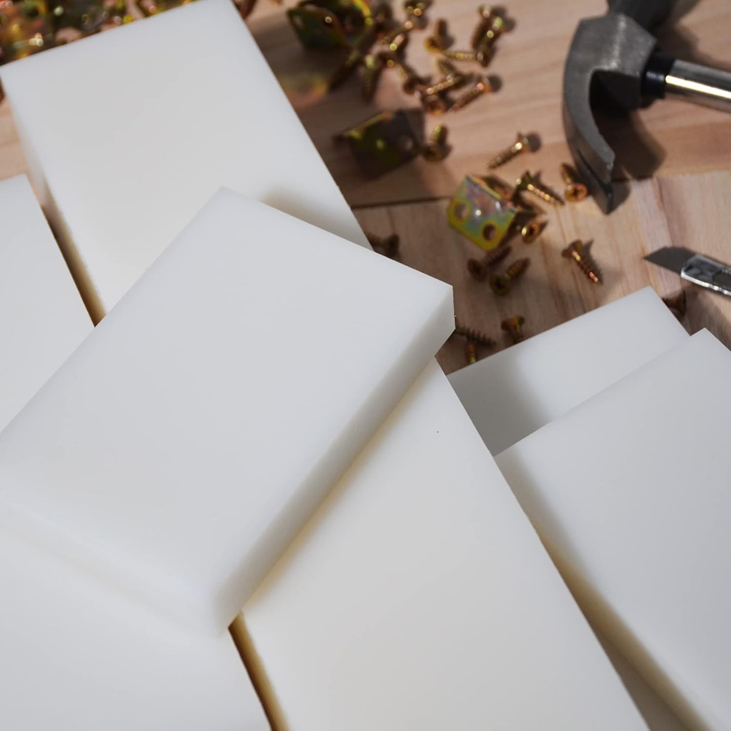 HDPE Block White PE Polyethylene Rectangular Solid Plastic Tapping Block High…