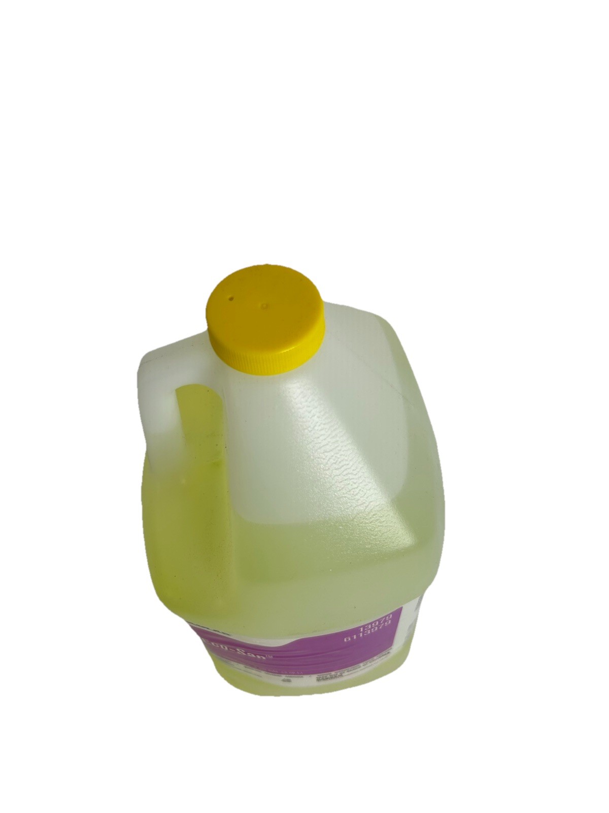 ECOLAB Eco-San Chlorinated Sanitizer, Multi-Surface, Unscented 1 US Gal 6113979