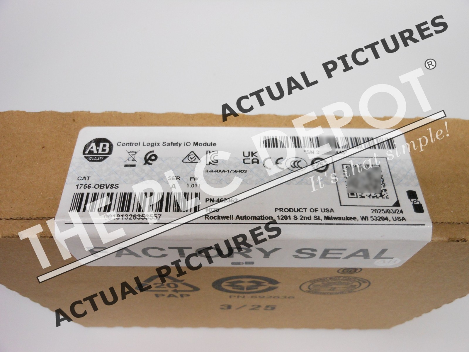2025 SEALED Allen Bradley 1756-OBV8S ControlLogix [REAL US SELLER NOT CHINA]#446